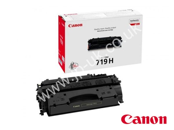 Genuine Canon 719H / 3480B002AA Hi-Cap Black Toner Cartridge to fit i-SENSYS MF5880DN Mono Laser Printer