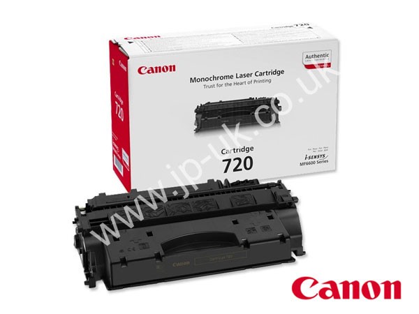 Genuine Canon 720K / 2617B002AA Black Toner Cartridge to fit i-SENSYS MF6680DN Mono Laser Printer