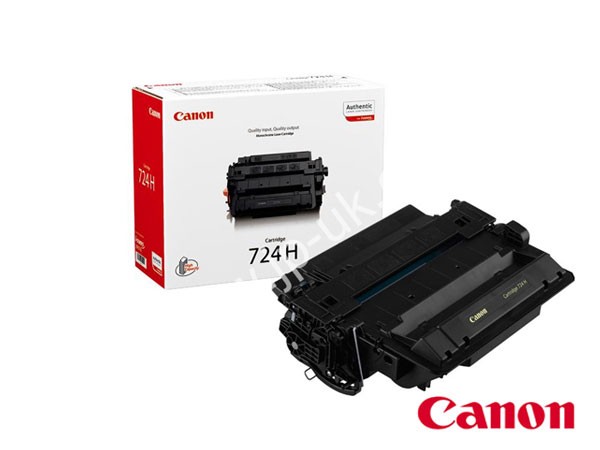 Genuine Canon 724H / 3482B002AA Hi-Cap Black Toner Cartridge to fit Toner Cartridges Mono Laser Printer