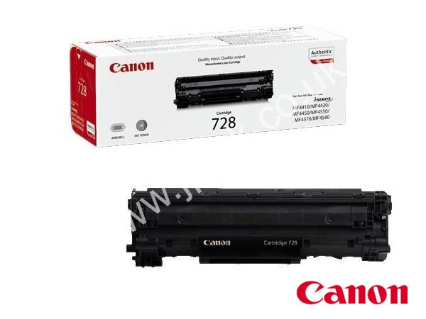 Genuine Canon 728 / 3500B002AA Black Toner Cartridge to fit Mono Laser Printer Mono Laser Printer
