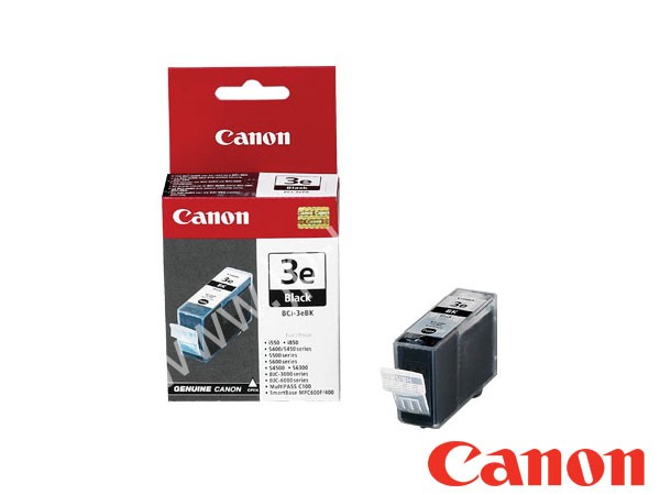 Genuine Canon BCI-3EBK / 4479A002 Black Ink to fit S400 Inkjet Printer 