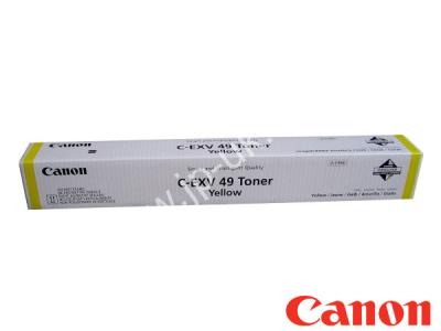 Genuine Canon C-EXV49Y / 8527B002 Yellow Toner to fit Canon Colour Laser Printer