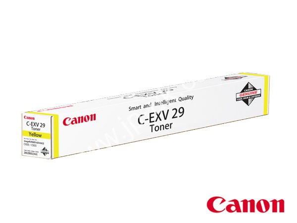 Genuine Canon C-EXV29-Y / 2802B002AB Yellow Toner Cartridge to fit IR-C5030i Colour Laser Copier