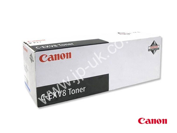 Genuine Canon C-EXV8-BK / 7629A002AA Black Toner Cartridge to fit Colour Laser Photocopier Colour Laser Copier