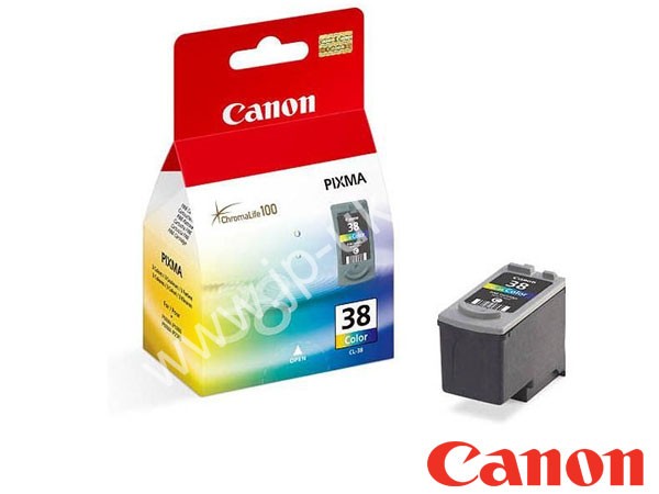Genuine Canon CL-38 / 2146B001 Tri-Color Ink to fit Ink Cartridges Inkjet Printer 