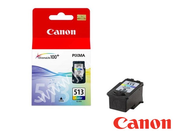 Genuine Canon CL-513 / 2971B001 Hi-Cap Tri-Colour Ink to fit Ink Cartridges Inkjet Printer