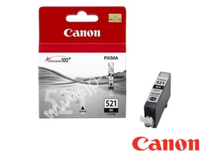 Genuine Canon CLI-521BK / 2933B001AA Black Ink to fit Canon Inkjet Printer 