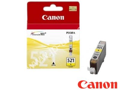 Genuine Canon CLI-521Y / 2936B001AA Yellow Ink to fit Canon Inkjet Printer 