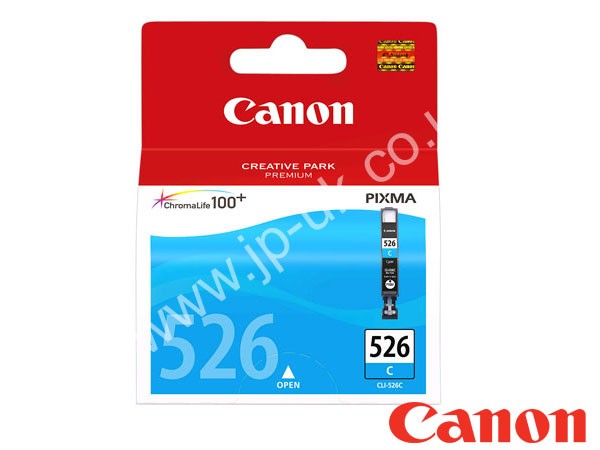 Genuine Canon CLI-526C / 4541B001AA Cyan Ink to fit iX6550 Inkjet Printer 
