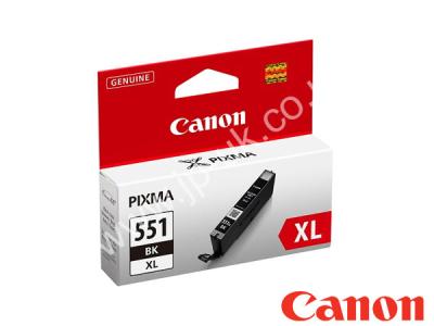 Genuine Canon CLI-551BKXL / 6443B001 Hi-Cap Black Ink to fit Canon Inkjet Printer 