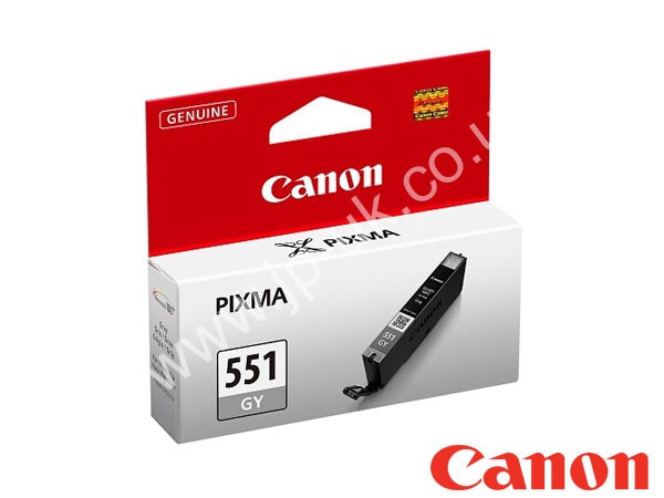 Genuine Canon CLI-551GY / 6512B001 Grey Ink to fit Pixma Inkjet Printer 