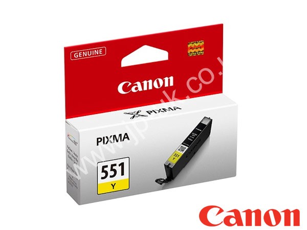 Genuine Canon CLI-551Y / 6511B001 Yellow Ink to fit iP7250 Inkjet Printer 