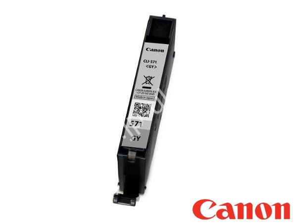 Genuine Canon CLI-571 GY / 0389C001 Grey Ink to fit Pixma Inkjet Printer
