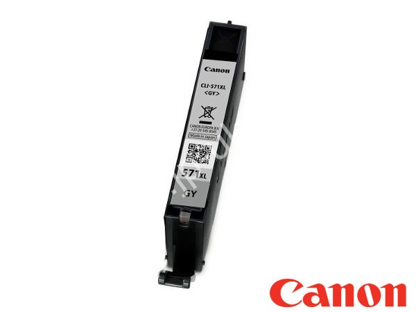Genuine Canon CLI-571 GYXL / 0335C001 Hi-Yield Grey Ink to fit Pixma Inkjet Printer