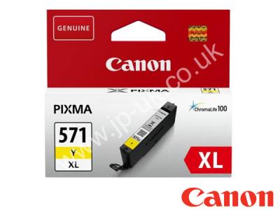 Genuine Canon CLI-571 YXL / 0334C001 Hi-Yield Yellow Ink to fit Canon Inkjet Printer
