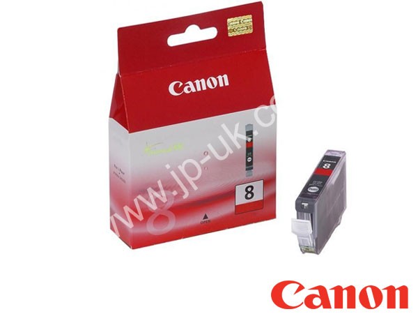 Genuine Canon CLI-8R / 0626B001 Red Ink to fit Canon Inkjet Printer 