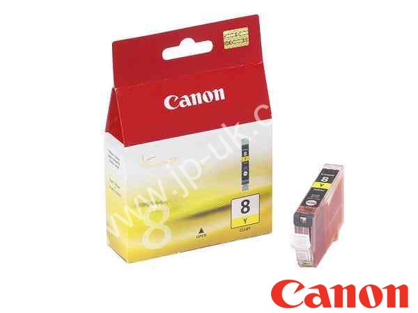 Genuine Canon CLI-8Y / 0623B001 Yellow Ink to fit iP4200 Inkjet Printer 