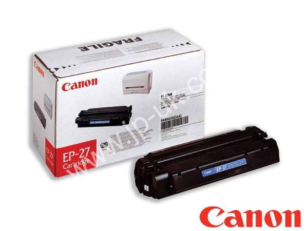 Genuine Canon EP-27 / 8489A002AA Black Toner Cartridge to fit LaserShot LBP-3200 Mono Laser Printer