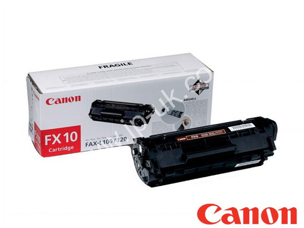 Genuine Canon FX-10 / 0263B002AA Black Toner Cartridge to fit i-SENSYS MF4350D Mono Laser Printer / Fax