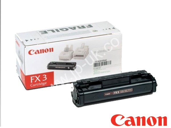 Genuine Canon FX-3 / 1557A003AA Black Toner Cartridge to fit L60 Mono Laser Printer