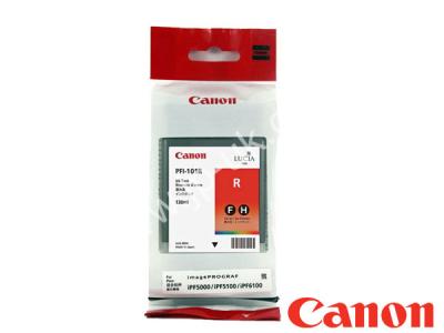 Genuine Canon PFI-101R / 0889B001AA Red Ink to fit Canon Inkjet Printer