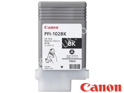 Genuine Canon PFI-102BK / 0895B001AA Black Ink to fit Canon Inkjet Printer