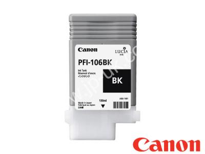 Genuine Canon PFI-106BK / 6621B001AA Black Ink to fit Canon Inkjet Printer