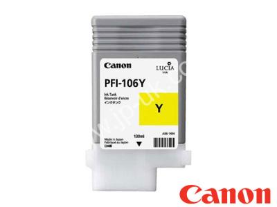 Genuine Canon PFI-106Y / 6624B001AA Yellow Ink to fit Canon Inkjet Printer