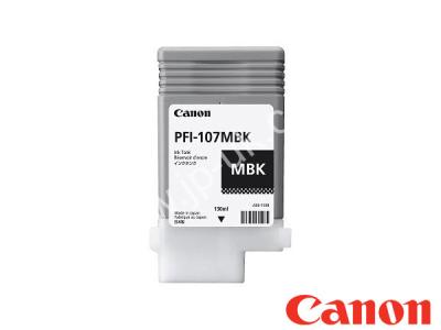 Genuine Canon PFI-107MBK / 6704B001AA Matte Black Ink to fit Canon Inkjet Printer