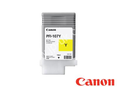 Genuine Canon PFI-107Y / 6708B001AA Yellow Ink to fit Canon Inkjet Printer