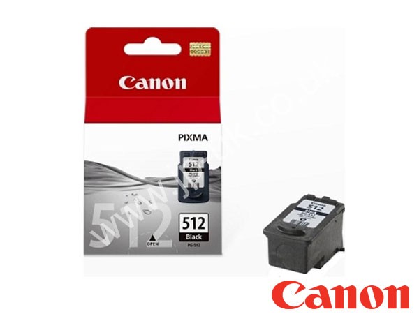 Genuine Canon PG-512 / 2969B001 Hi-Cap Black Ink to fit Ink Cartridges Inkjet Printer