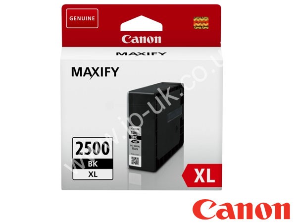 Genuine Canon PGI-2500XLBK / 9254B001AA Hi-Cap Black Ink to fit Ink Cartridges Inkjet Printer