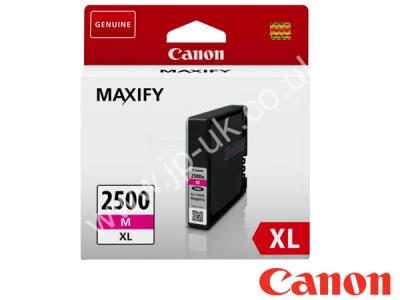 Genuine Canon PGI-2500XLM / 9266B001AA Hi-Cap Magenta Ink to fit Canon Inkjet Printer