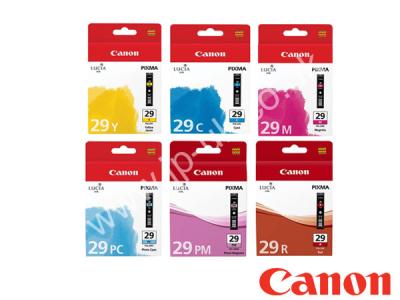 Genuine Canon PGI-29 CMY PC PM R / 4873B005 Ink Multipack to fit Canon Inkjet Printer 
