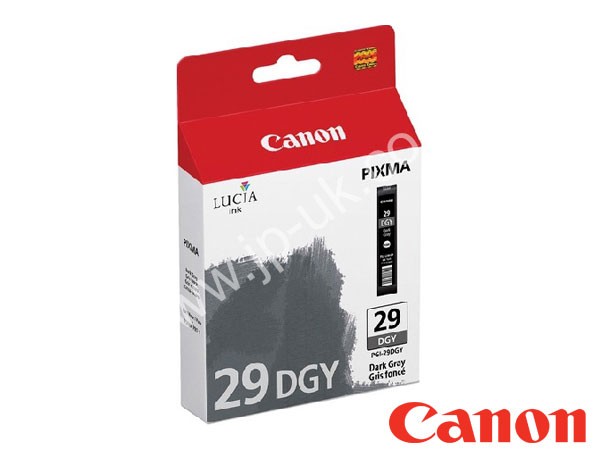 Genuine Canon PGI-29GY / 4871B001AA Grey Lucia Ink to fit Ink Cartridges Inkjet Printer 