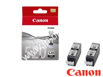 Genuine Canon PGI-520BK-TWIN / 2932B009 Black Ink Twinpack to fit Canon Inkjet Printer