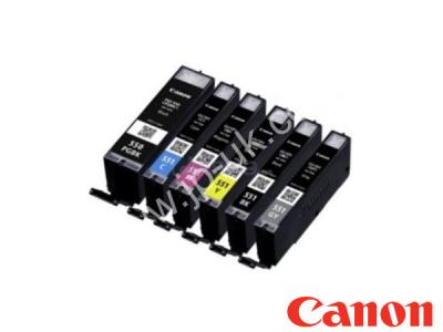 Genuine Canon PGI-550PGBK / CLI551C/M/Y/BK/GY / 6496B005 Ink Cartridge Value Pack to fit Canon Inkjet Printer