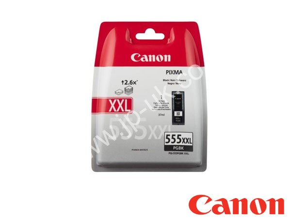 Genuine Canon PGI-555XXLPGBK / 8049B001 Extra Hi-Cap Black Ink to fit Pixma Inkjet Printer 