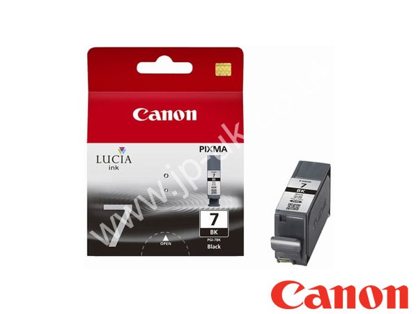 Genuine Canon PGI-7BK / 2444B001 Black Ink to fit Ink Cartridges Inkjet Printer 