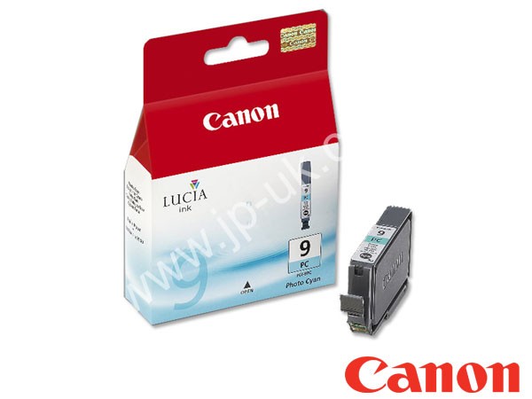 Genuine Canon PGI-9PC / 1038B001 Photo Cyan Lucia Ink to fit Pro-9500 Inkjet Printer 