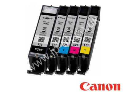 Genuine Canon PGI570 / CLI-571 / 0386C005 Multipack PGBK/C/M/Y/BK Ink to fit Canon Inkjet Printer