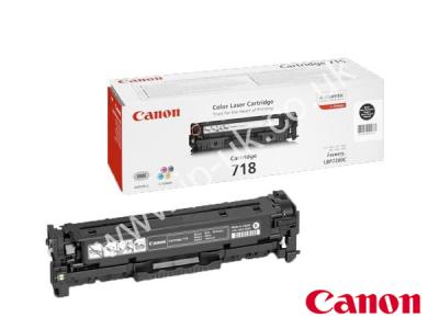 Genuine Canon 718BK / 2662B002AA  Black Toner Cartridge to fit Canon Colour Laser Printer