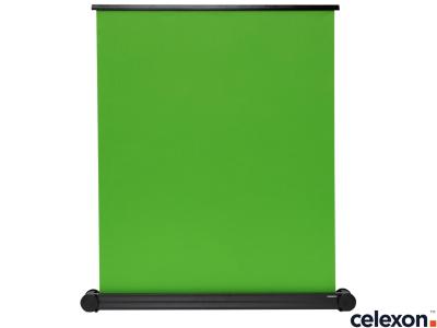 Celexon 150 x 180cm Mobile Chroma Key Green Screen Portable Pull-Up Floor Screen - 1000004582