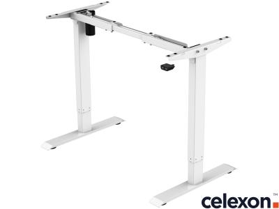 Celexon 1000012434 eAdjust-71121 Single Motor Electric Height Adjustable Sit-Stand Desk Frame - White