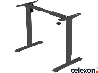 Celexon 1000012435 eAdjust-71121 Single Motor Electric Height Adjustable Sit-Stand Desk Frame - Black