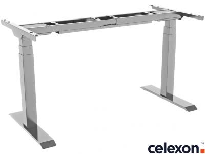 Celexon 1000012504 eAdjust-58123 Dual Motor Electric Height Adjustable Sit-Stand Desk Frame - Grey