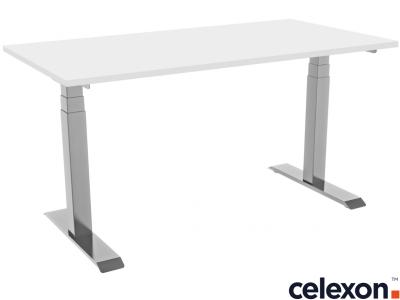 Celexon 1000013805 eAdjust-58123 1250 x 750 Dual Motor Electric Height Adjustable Sit-Stand Desk - Grey