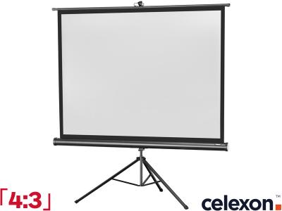 Celexon Tripod Economy 4:3 Ratio 158 x 118cm Portable Tripod Projector Screen - 1090258 - Black