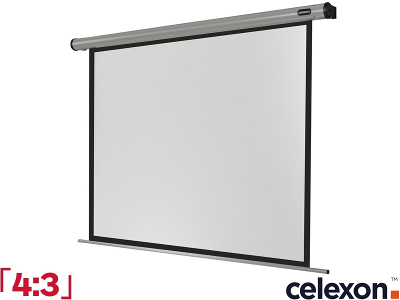 Celexon Electric Home Cinema 4:3 Ratio 154 x 116cm Electric Projector Screen - 1090112