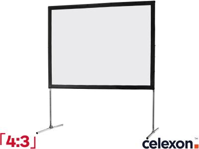 Celexon Mobile Expert 4:3 Ratio 203.2 x 152.4cm Folding Frame Screen - 1090324 - Front Projection
